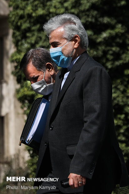 Sidelines of Cabinet session on Mar. 10