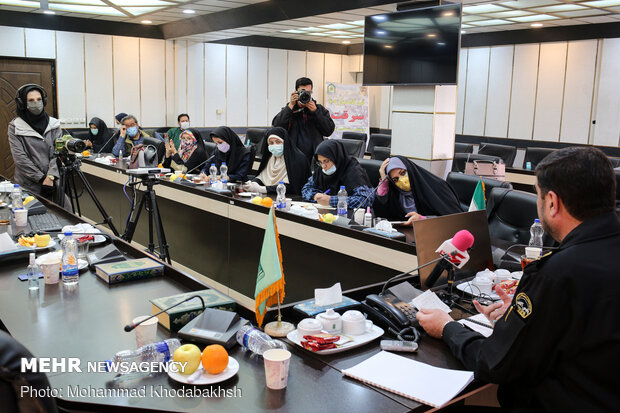 نشست خبری علیرضا لطفی رئیس پلیس آگاهی تهران