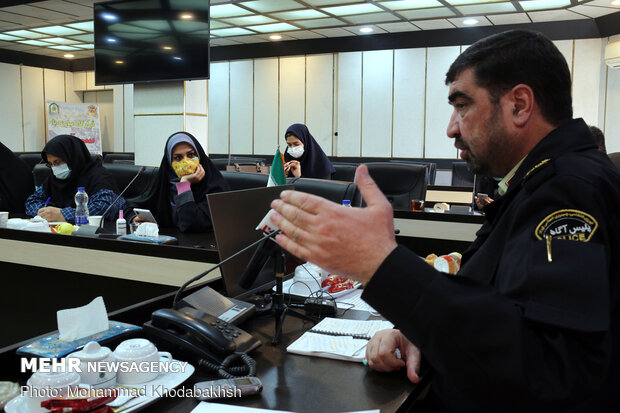 نشست خبری علیرضا لطفی رئیس پلیس آگاهی تهران