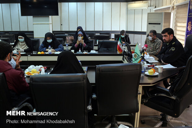 نشست خبری علیرضا لطفی رئیس پلیس آگاهی تهران