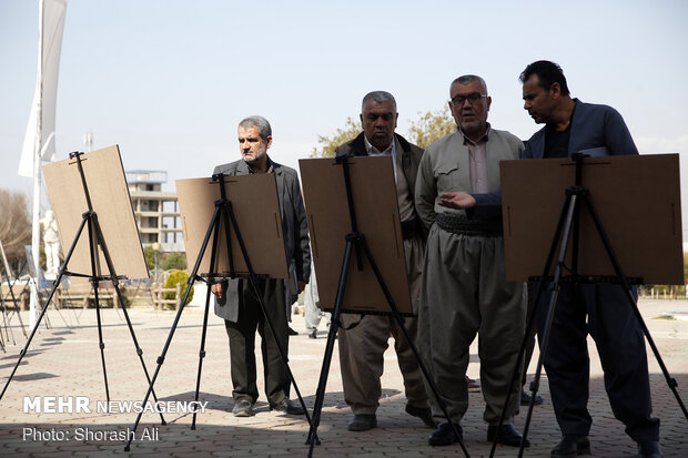 نمایشگاه عکاسان ایرانی در موزه جنگ حلبچه
