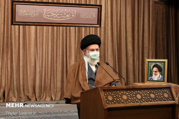 Leader delivers speech on Eid al-Mab’ath