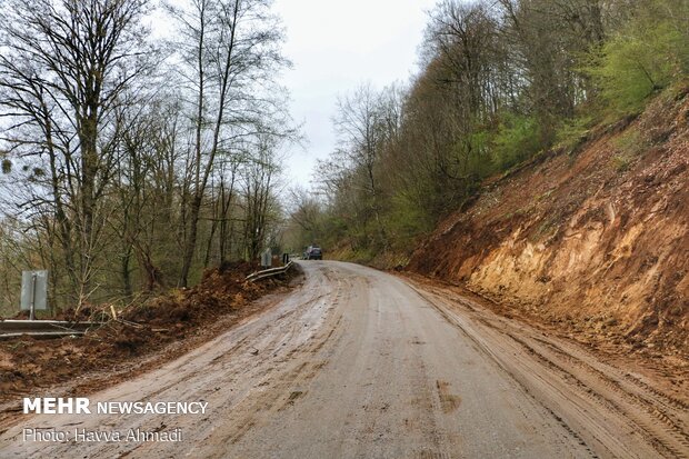 Landslide in northern village