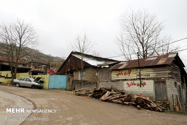 Landslide in northern village