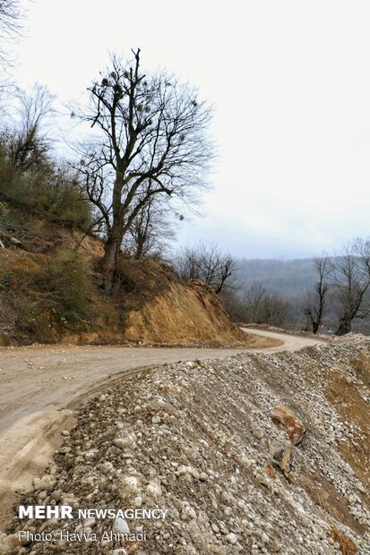 Landslide in northern village