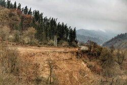 رانش زمین در روستای «سنگ نیشت»