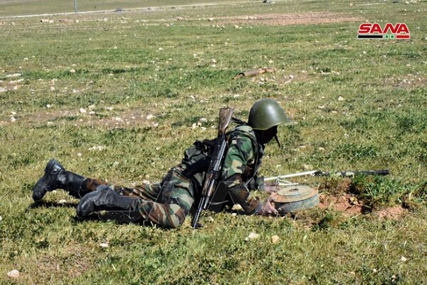 Suriye ordusunun mayın temizleme faaliyetleri sürüyor