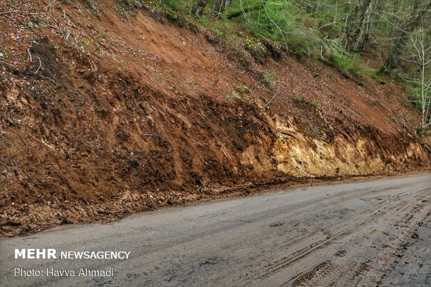 Landslide in northern village