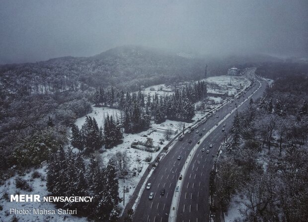 Heavy snowfall welcomes spring
