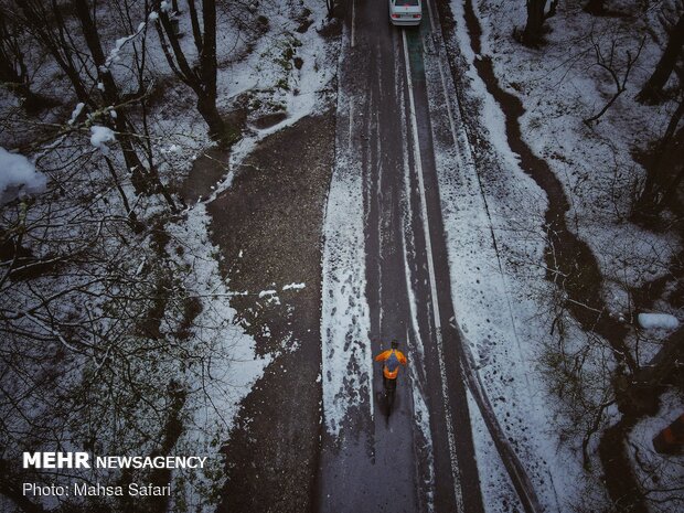 Heavy snowfall welcomes spring
