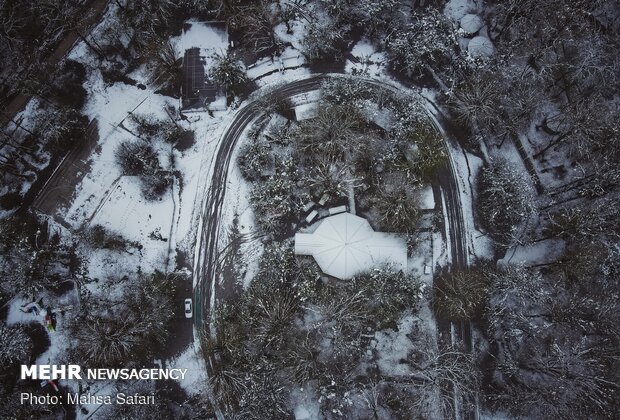 Heavy snowfall welcomes spring
