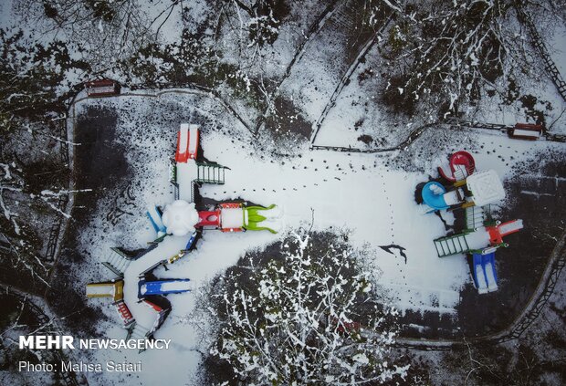 Heavy snowfall welcomes spring
