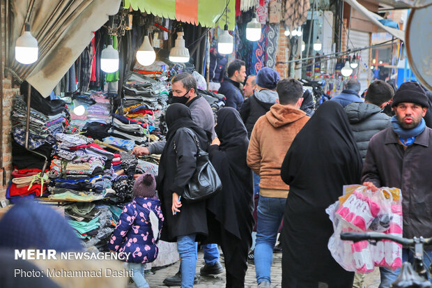 بازار اردبیل ، چند روز مانده به عید