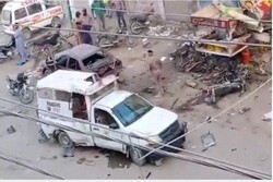 Bomb blast in Pakistan' Karachi claims one life, four injured