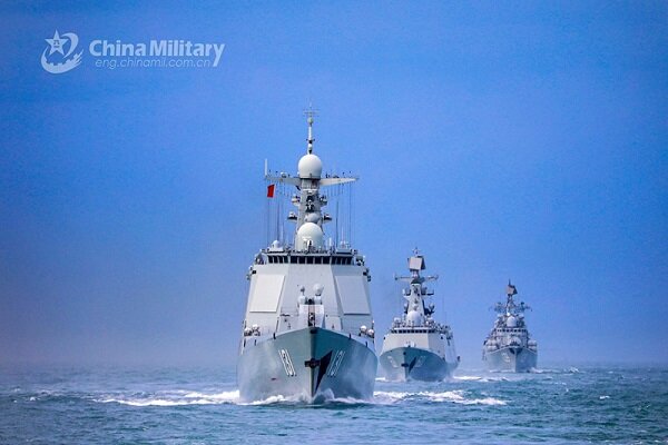 برگزاری رزمایش نظامی چین در آب‌های سرزمینی