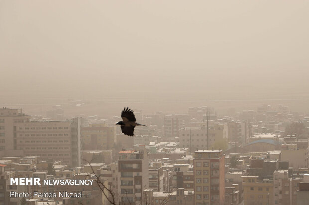 آسمان برخی استان ها غبار آلود می‌شود