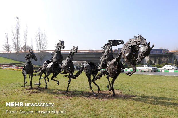 Nowruz elements in Mashhad
