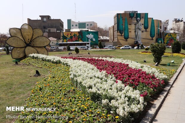 Nowruz elements in Mashhad
