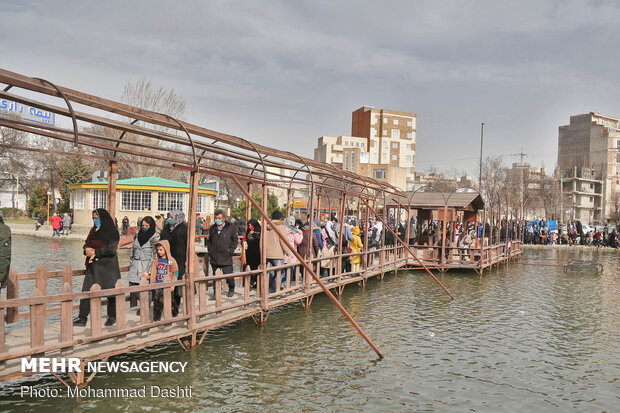 مراسم سنتی " نو اوستی" در رود بالیقلی چای اردبیل