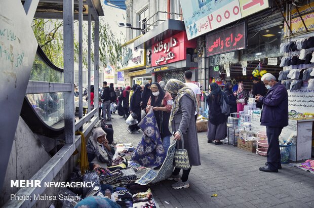 کرونا گردی یک روز مانده به عید -  گرگان