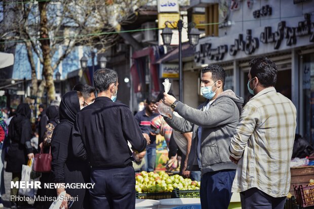 کرونا گردی یک روز مانده به عید -  گرگان