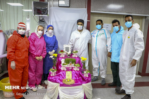 Nowruz with healthcare staff in battle against COVID-19
