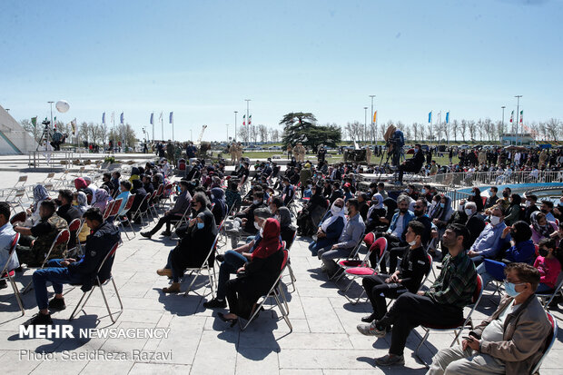 مراسم آغاز سال 1400 در میدان آزادی