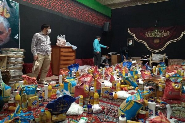 توزیع ۷۰ بسته کمک معیشتی بین خانواده‌های نیازمند در کرمانشاه