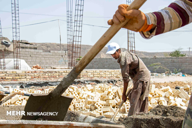 فعالیت جهادی قرارگاه شهید حجت اسدی استان قزوین در مناطق محروم چابهار