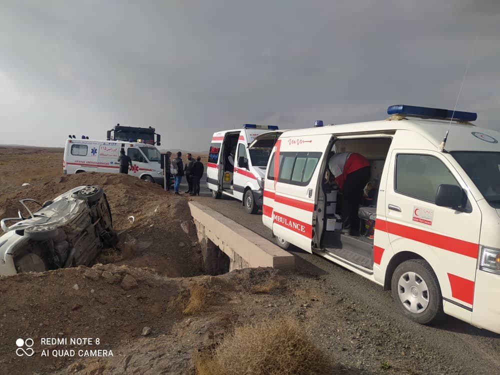 نجات ۲۱۹ نفر در ۷۶ حادثه شهری و جاده‌ای اصفهان طی ۱۰ روز اخیر