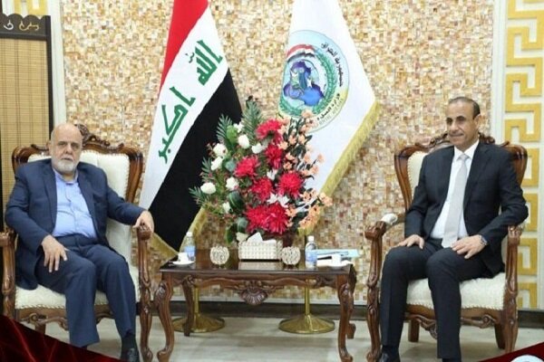 Iranian envoy meets with Iraqi labor min. for bilateral talks