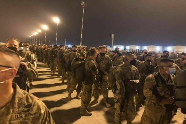 Number of US forces withdraw from air base in Iraq's Erbil  