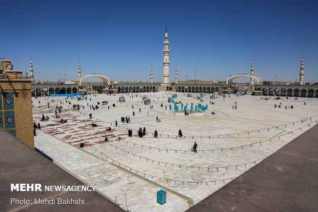 مسجد جمکران در آستانه نیمه شعبان