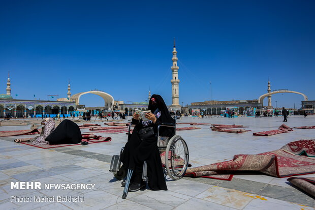 مسجد جمکران در آستانه نیمه شعبان