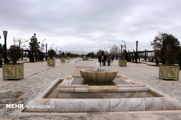 Tomb of Ferdowsi during Nowruz holidays