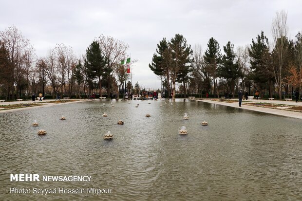 Tomb of Ferdowsi during Nowruz holidays