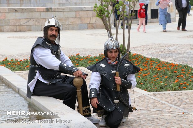 Tomb of Ferdowsi during Nowruz holidays