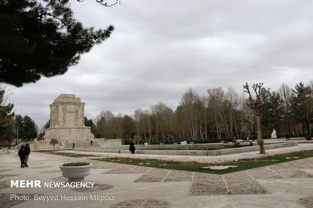 Tomb of Ferdowsi during Nowruz holidays