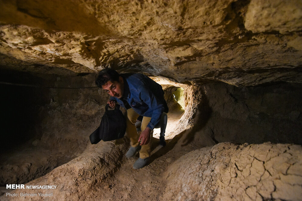Mehr News Agency - Subterranean rock-cut city of Tahyaq in central Iran