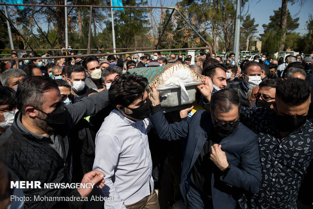 Azadeh Namdari's burial