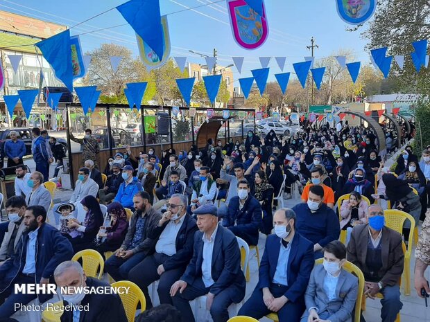 جشن نیمه شعبان در دروازه نجف