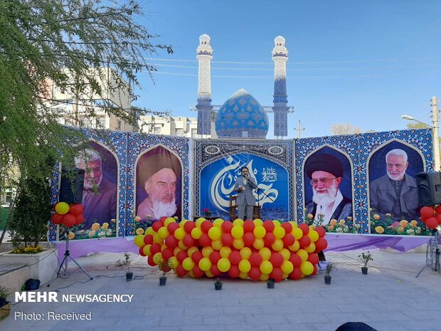 جشن نیمه شعبان در دروازه نجف