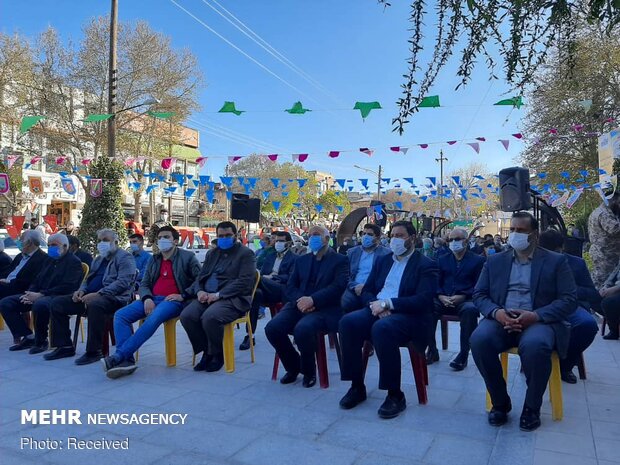 جشن نیمه شعبان در دروازه نجف