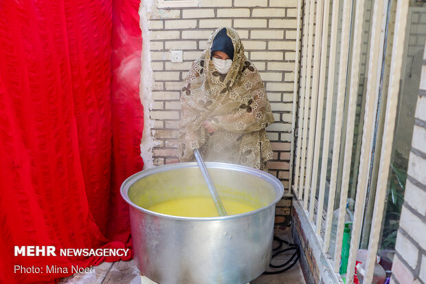 جشن نیمه شعبان در کوچه دوستان