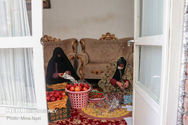 جشن نیمه شعبان در کوچه دوستان