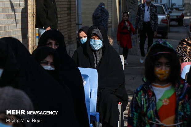 جشن نیمه شعبان در کوچه دوستان