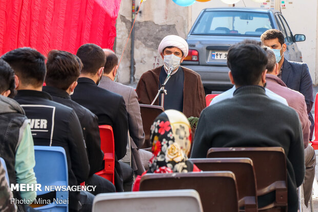 جشن نیمه شعبان در کوچه دوستان