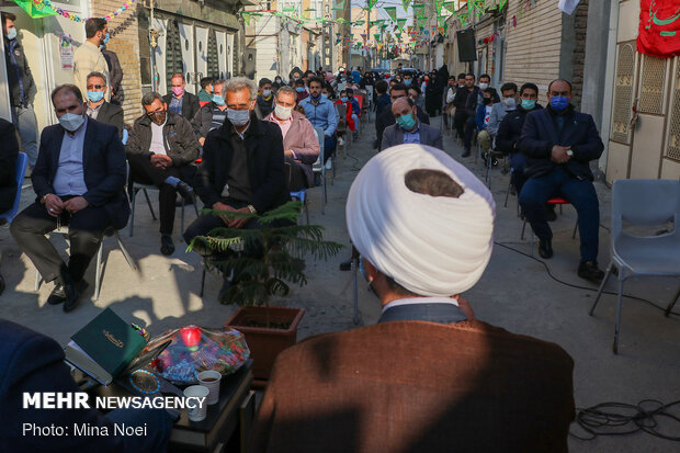 جشن نیمه شعبان در کوچه دوستان