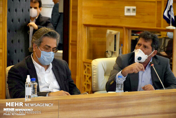 نشست حجت الاسلام حسن درویشیان رئیس سازمان بازرسی با فعالان اقتصادی لرستان