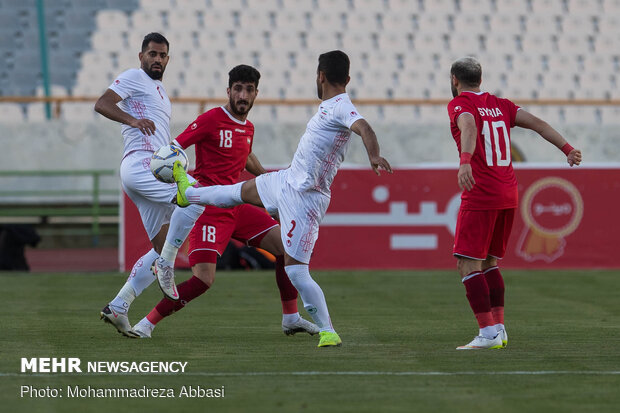 İran-Suriye futbol maçıdan fotoğraflar